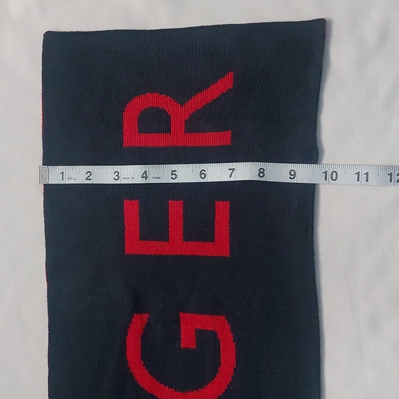 Tommy‎ Hilfiger women's Graphic print scarf Red navy - Picture 6 of 7